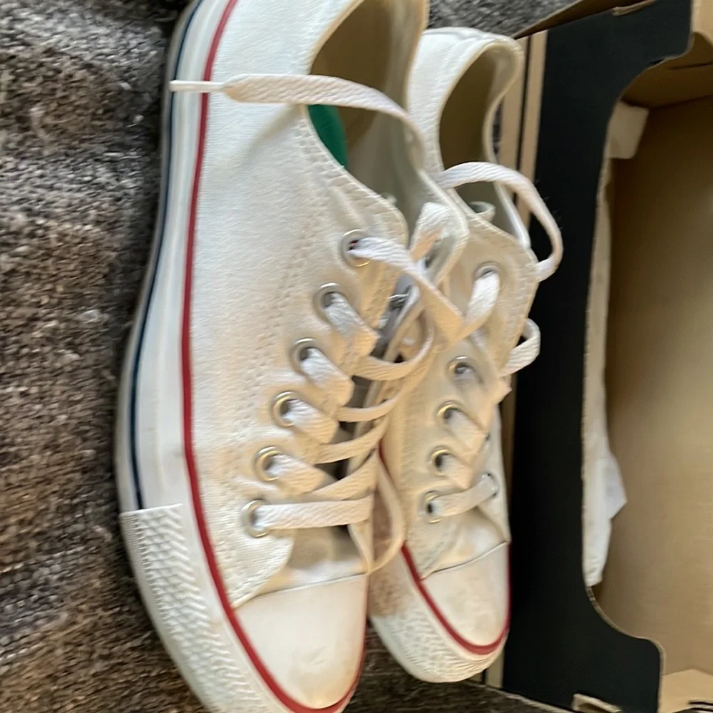 Converse only worn