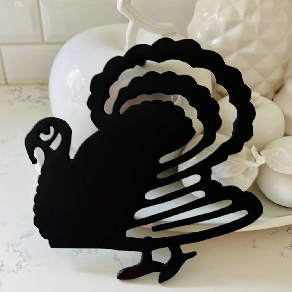 Crate&Barrel Bronze Turkey Trivet