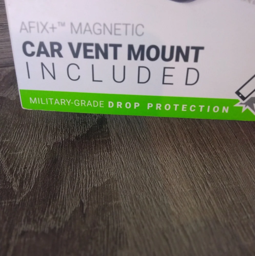 Evutec iphone 12 mini Black Phone Case/w Magntic Car Vent Mount
