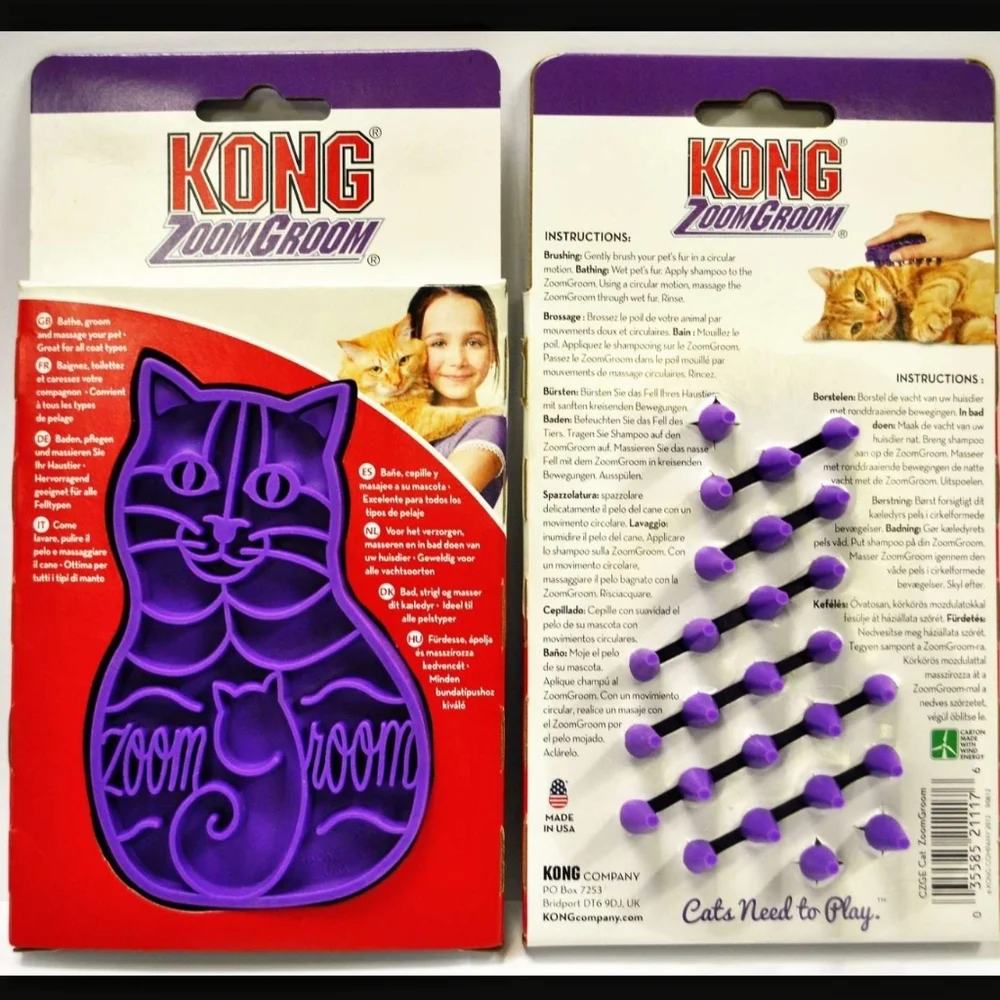 KONG ZoomGroom for cats