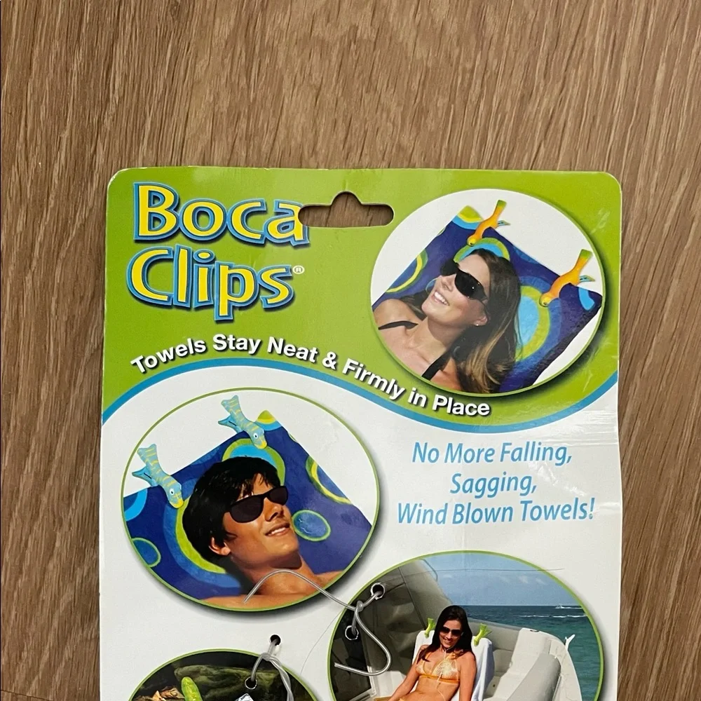 Boca beach towel clips