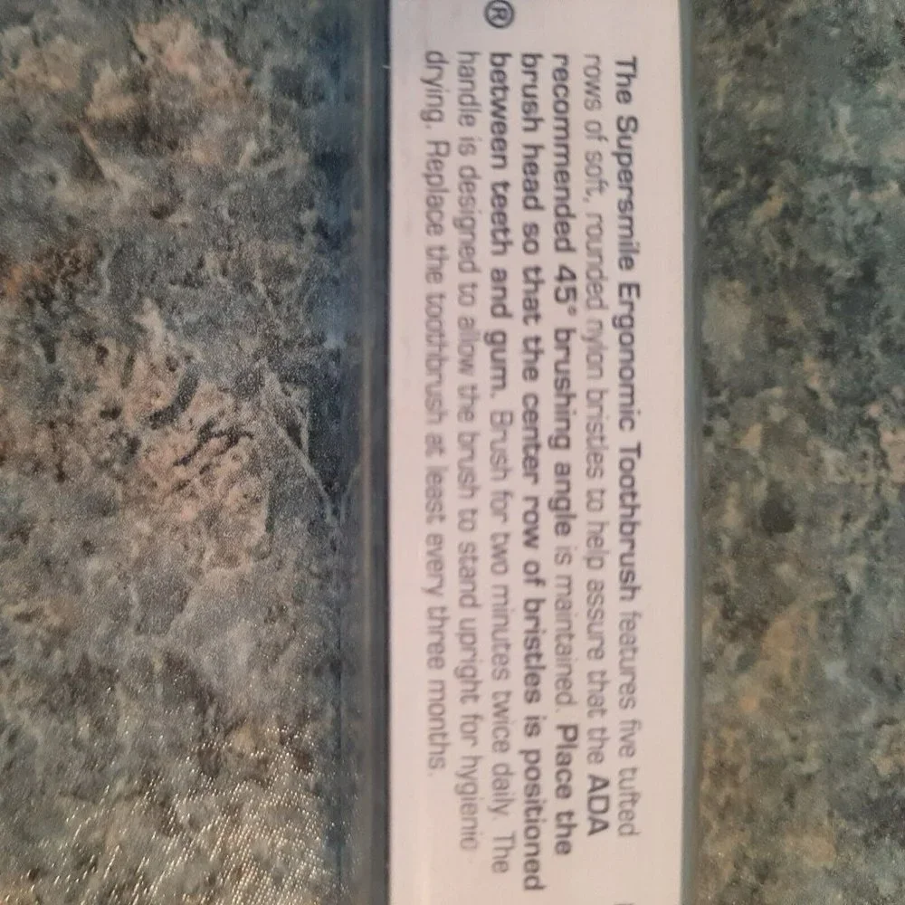 Supersmile toothbrush unopened