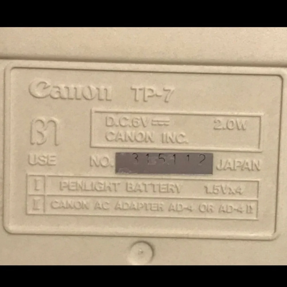Canon great vintage