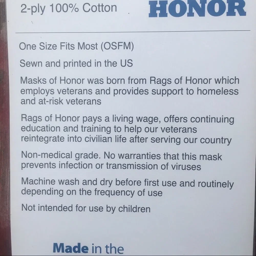 Rags of Honor new sealed