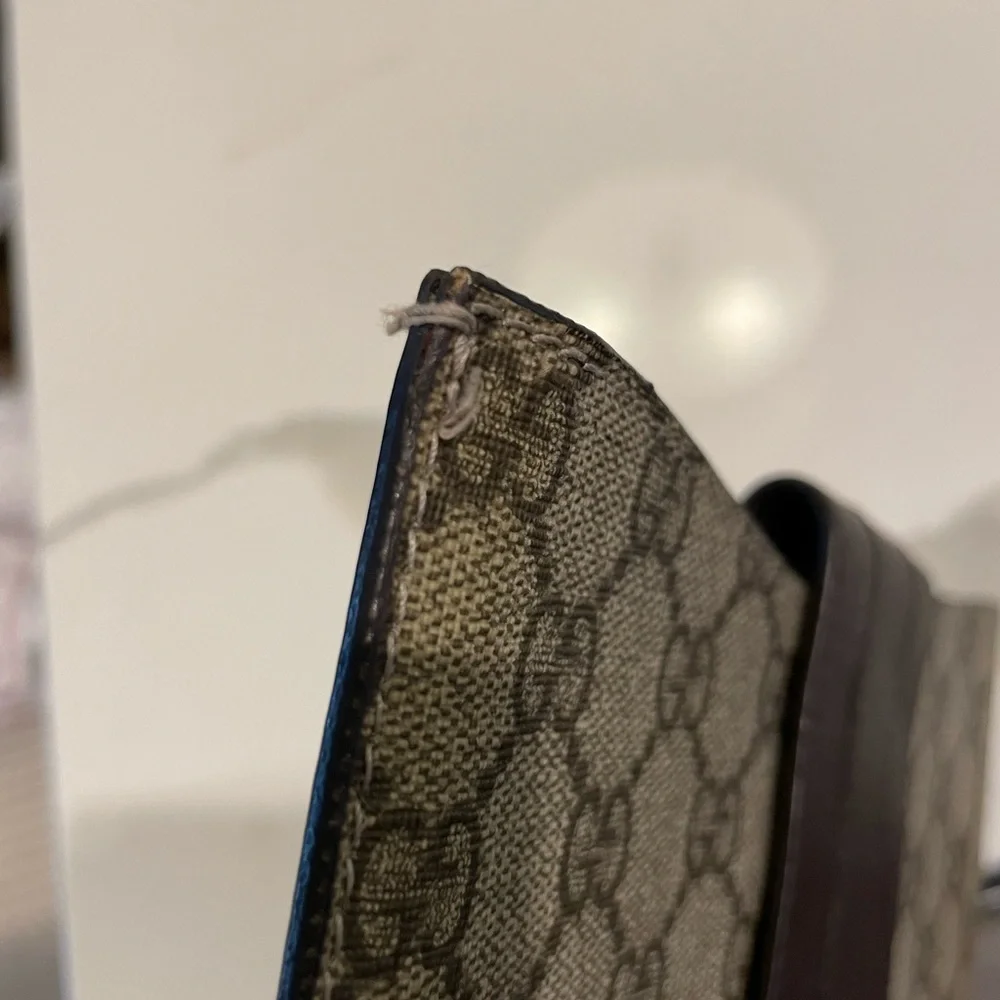 GUCCI Beige/Brown GG Coated Canvas iPad Case