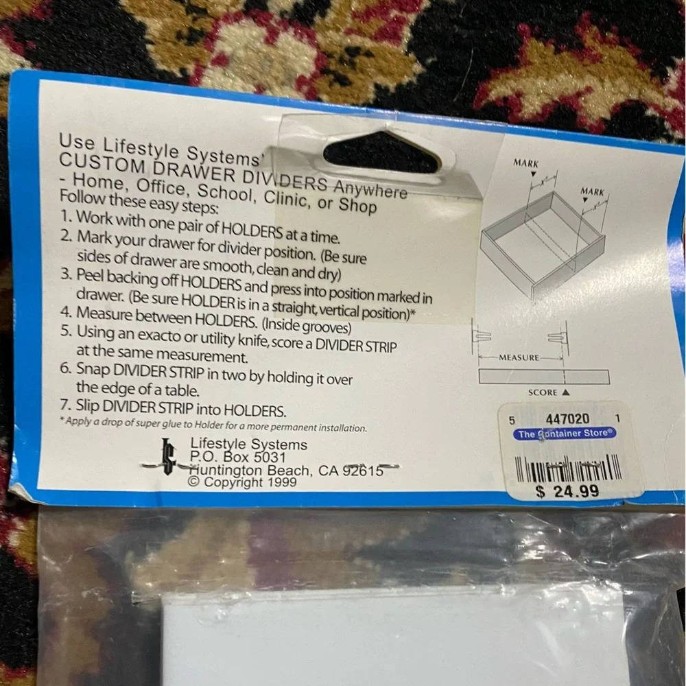 N/A drawer organizers