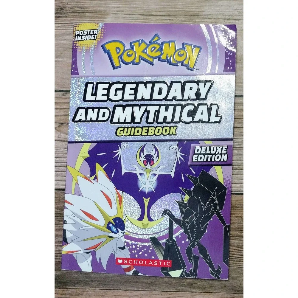 Scholastic Pokemon Legendary and Mythical GuideBook w/ Poster! (2019). Good Cond