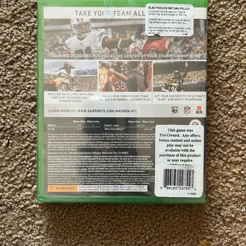 Microsoft madden nfl