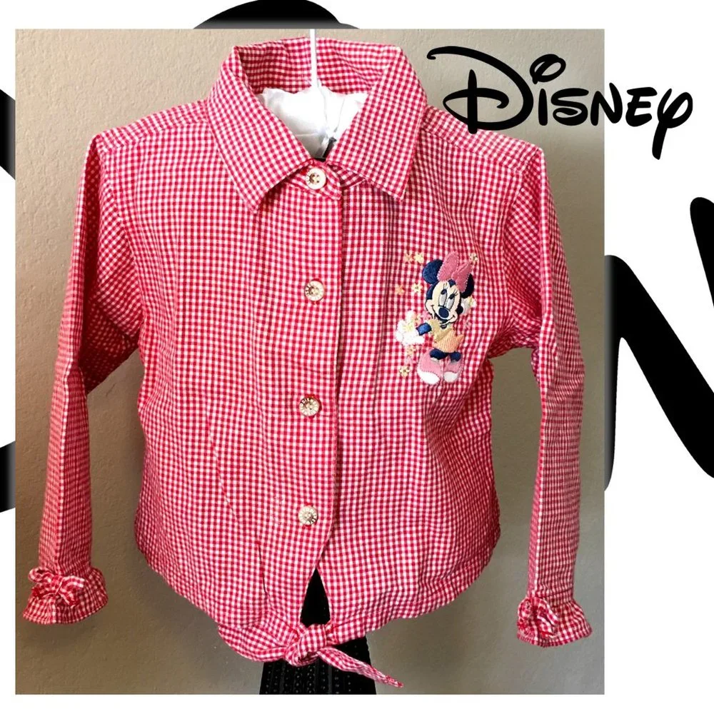 DISNEY Red Gingham 