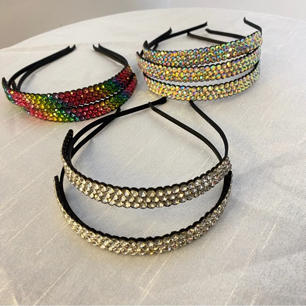 Wholesale Rhinestone Headband Set of 3