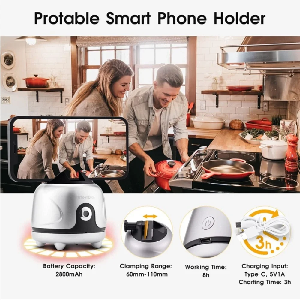 PHOSNOVA 2022 New Upgrade Auto Face Tracking Phone Holder