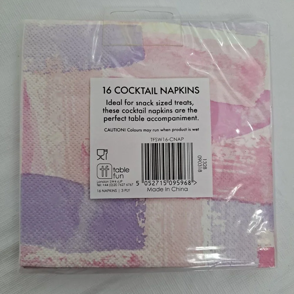 Unbranded cocktail napkins