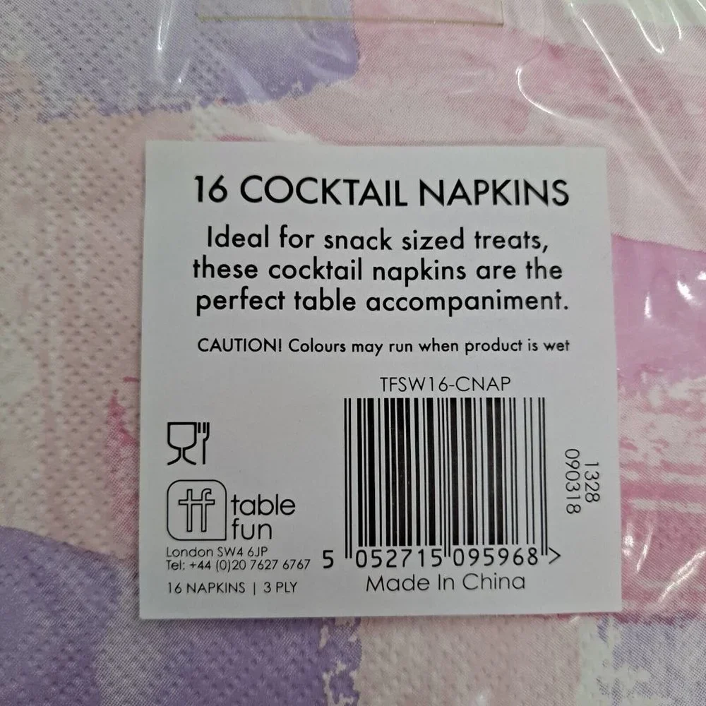 Unbranded cocktail napkins
