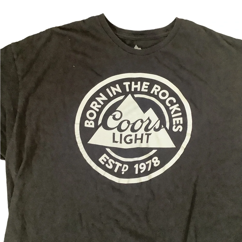 Coors black tshirt xxl