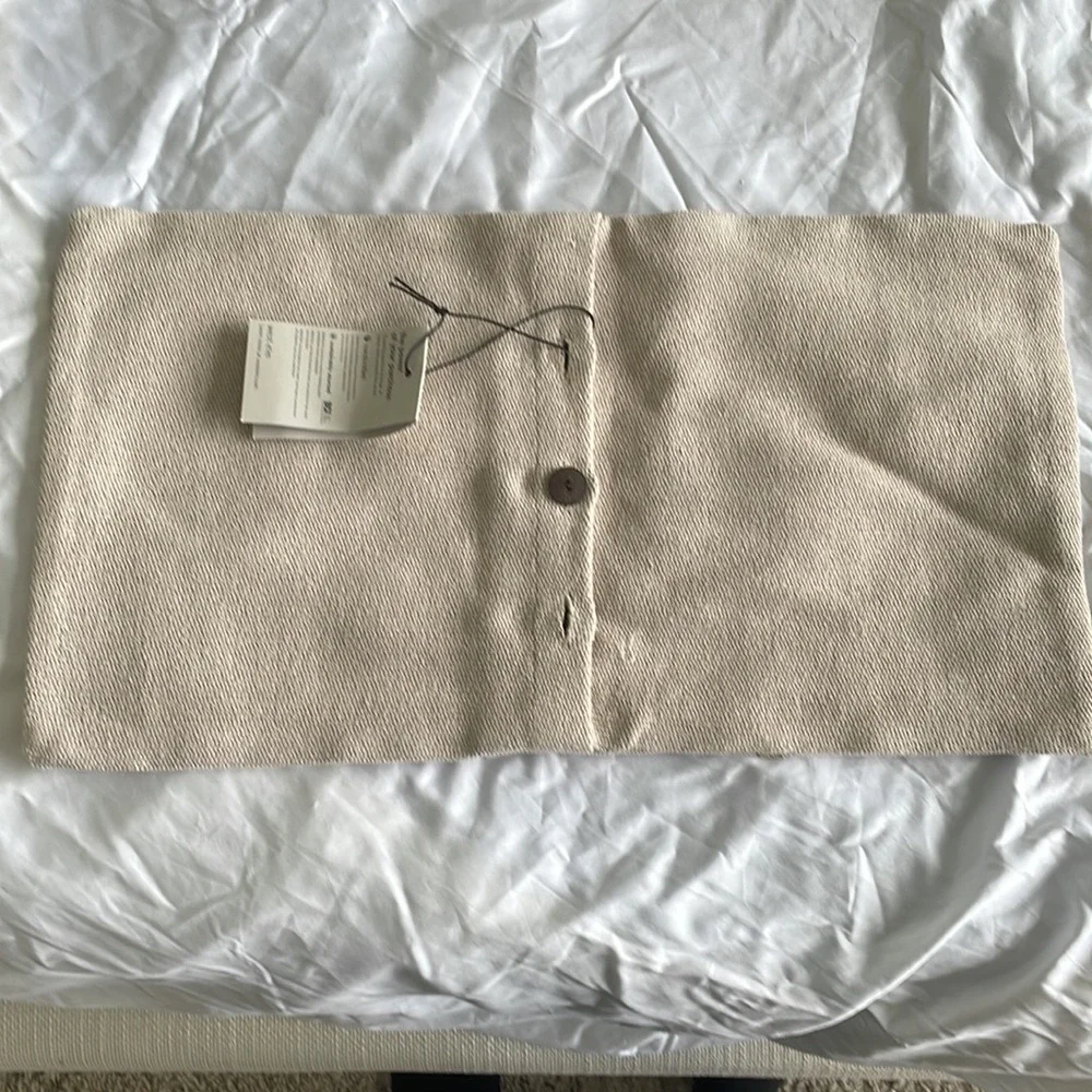 West Elm 12x21 embroidered