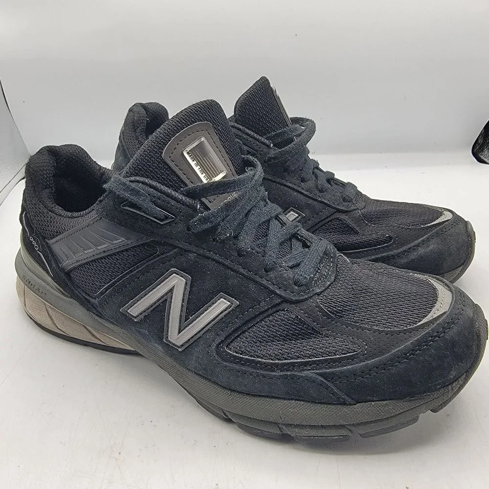 New Balance 990v5 Mens Size 7 (2E) Black Athletic Casual Walking Shoes M990BK5