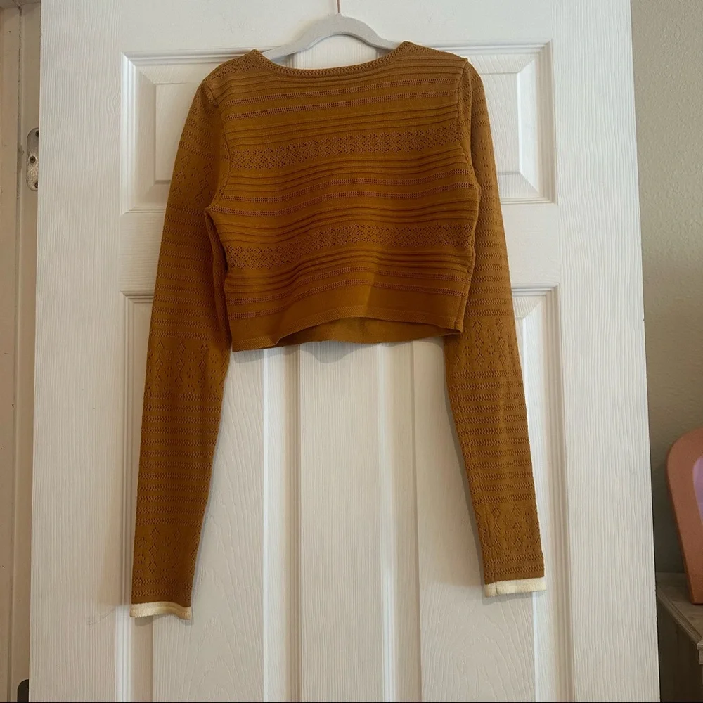 Free People mustard yellow