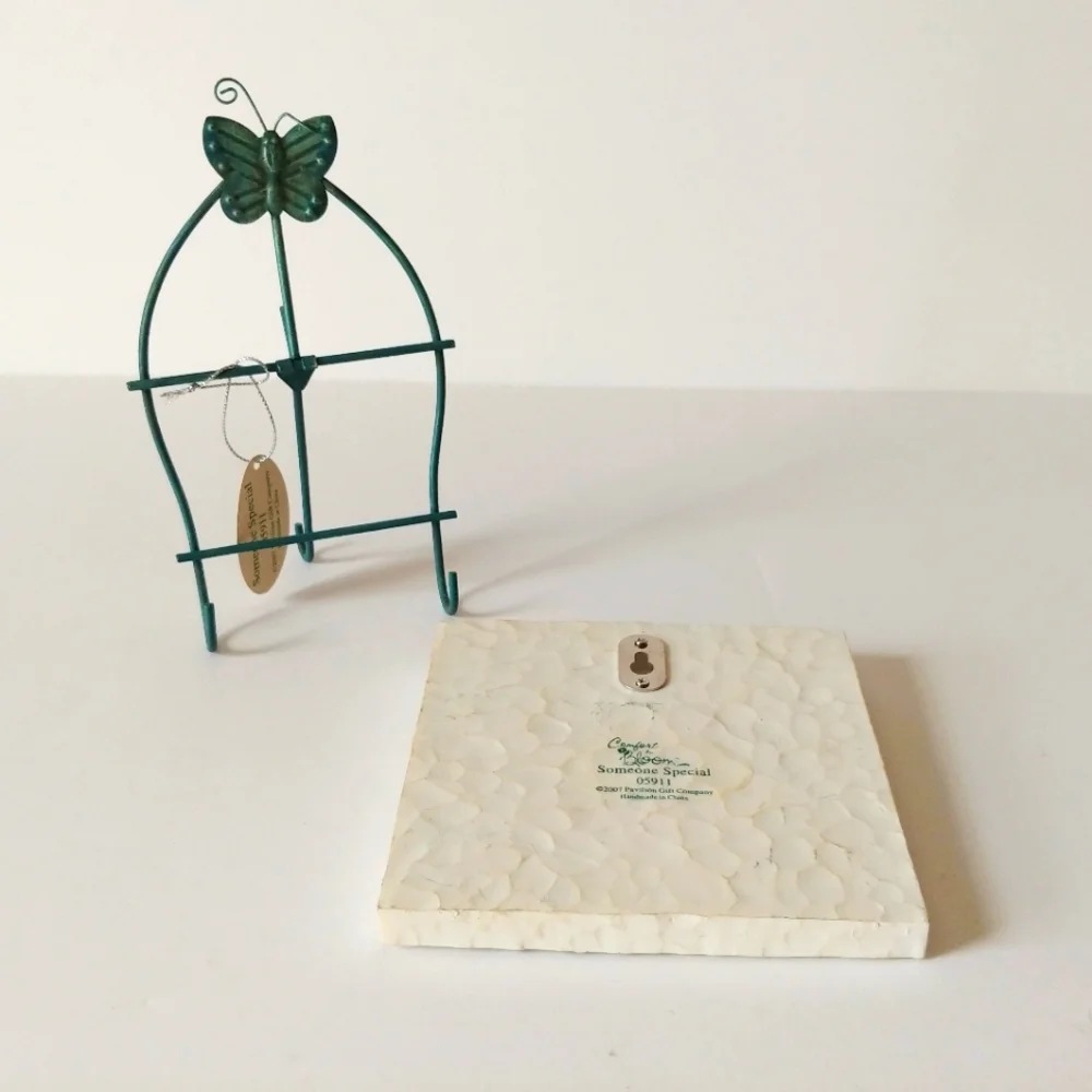 Ceramic Comfort Bloom Someone Special Friendship Plaque Metal Stand 2007