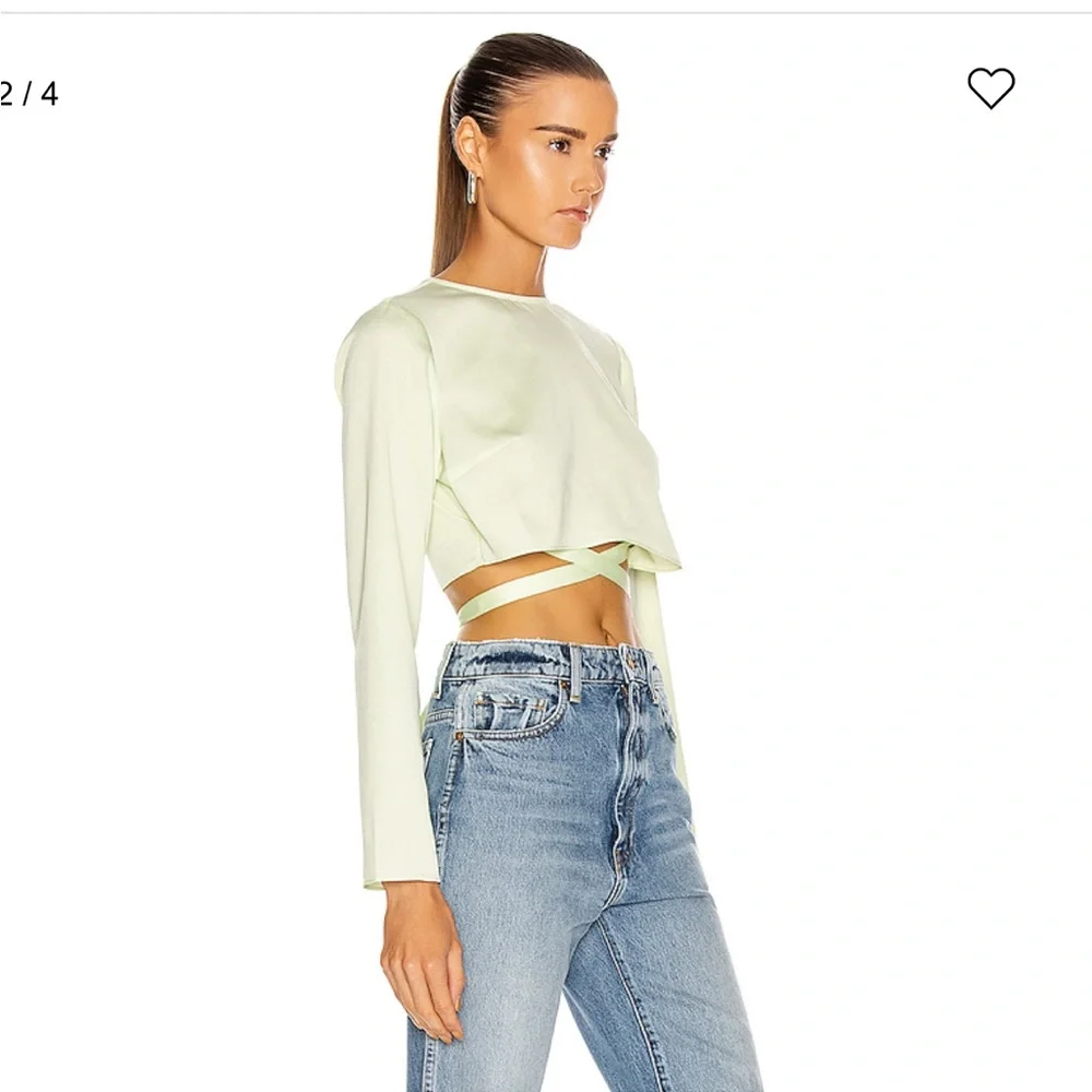 GRLFRND cropped top