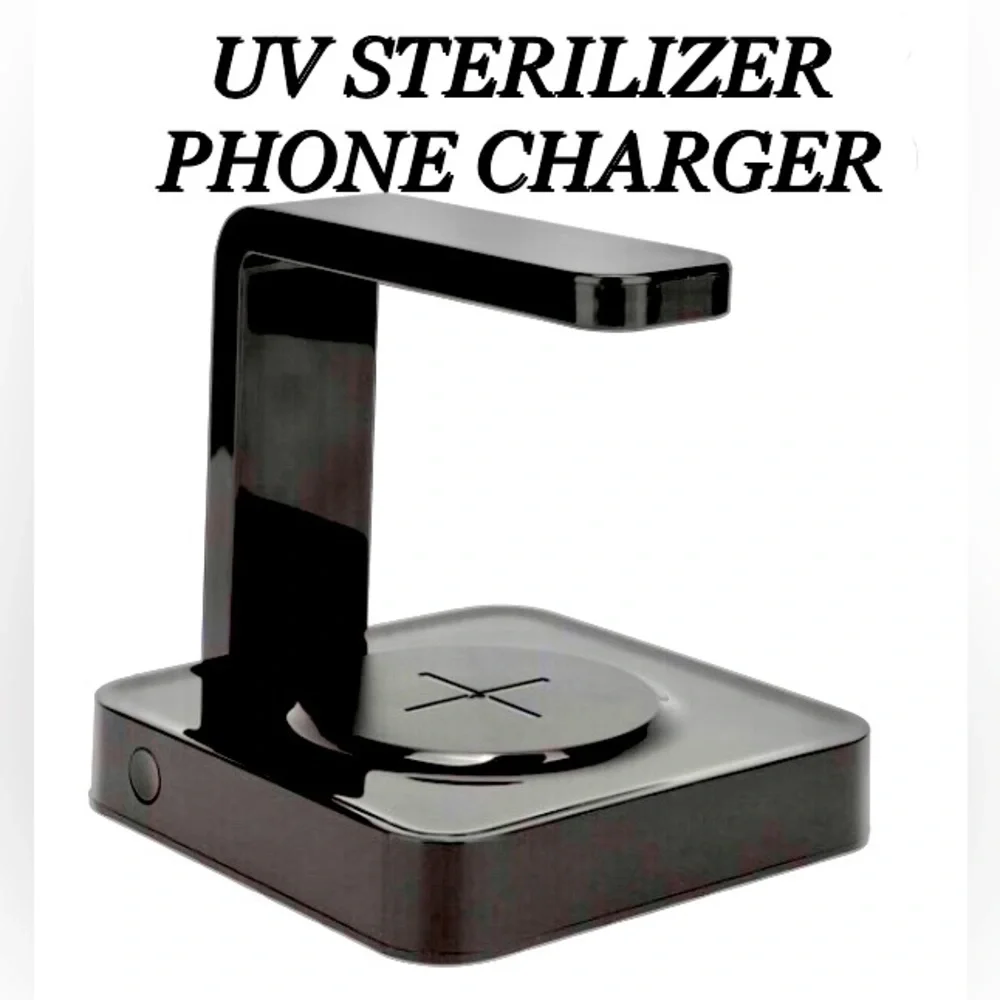 PURE MOBILE 2-in-1 UV Sanitizing wand & Phone Charger size 4x4 NWOT