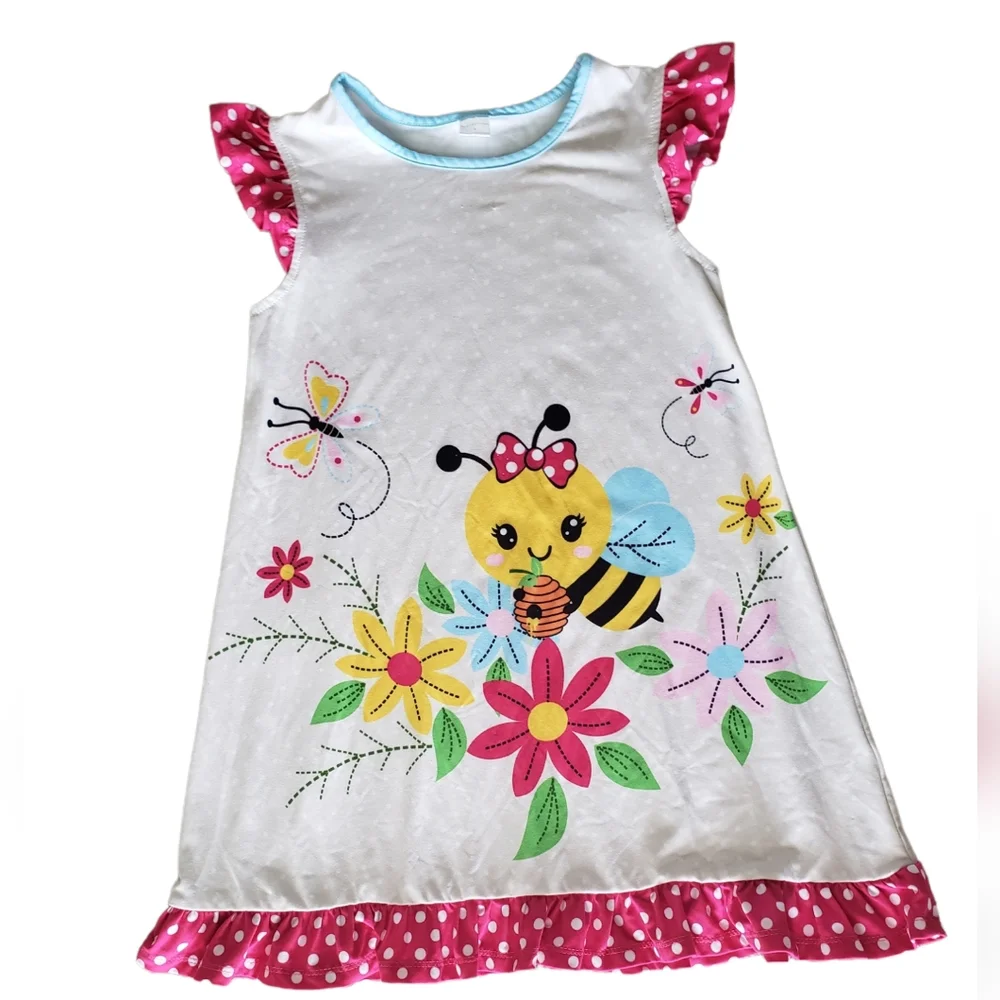 Size 8 Ruffle Bee Penelope Plumm Dress