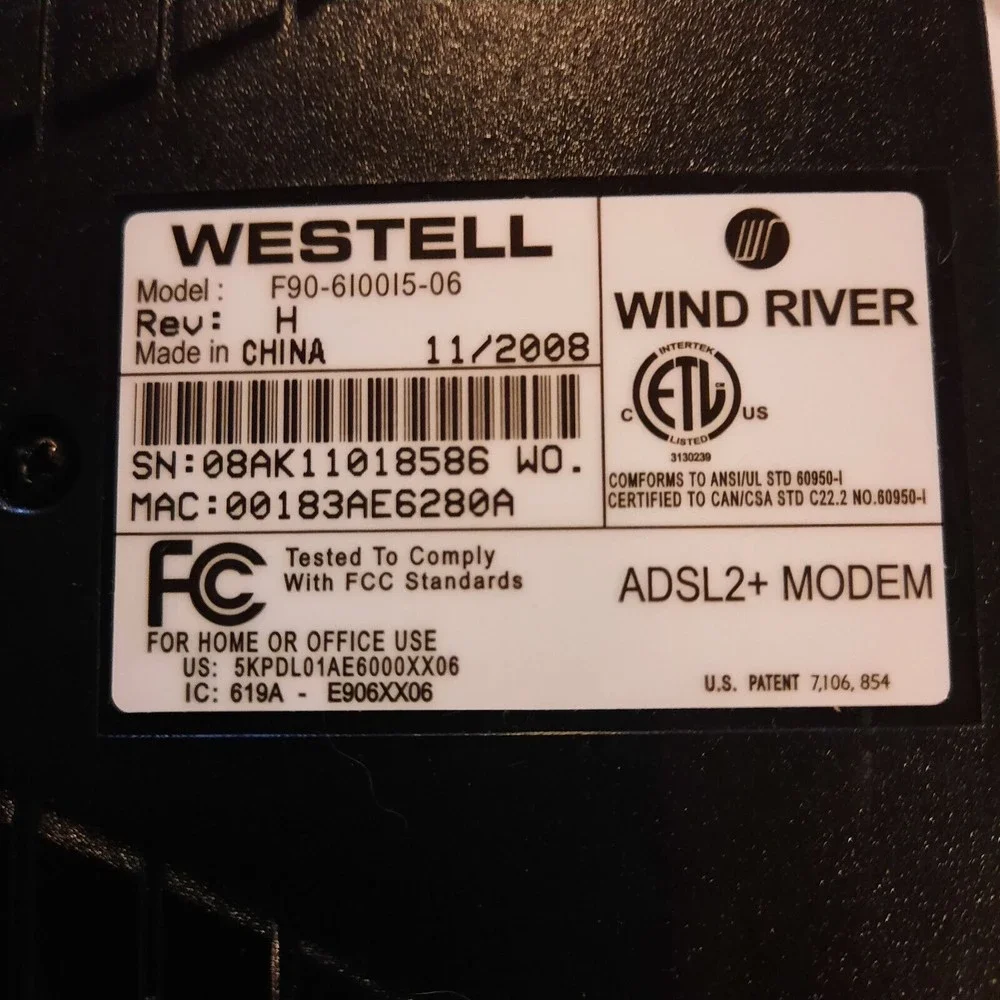 Westell verizon 6100f