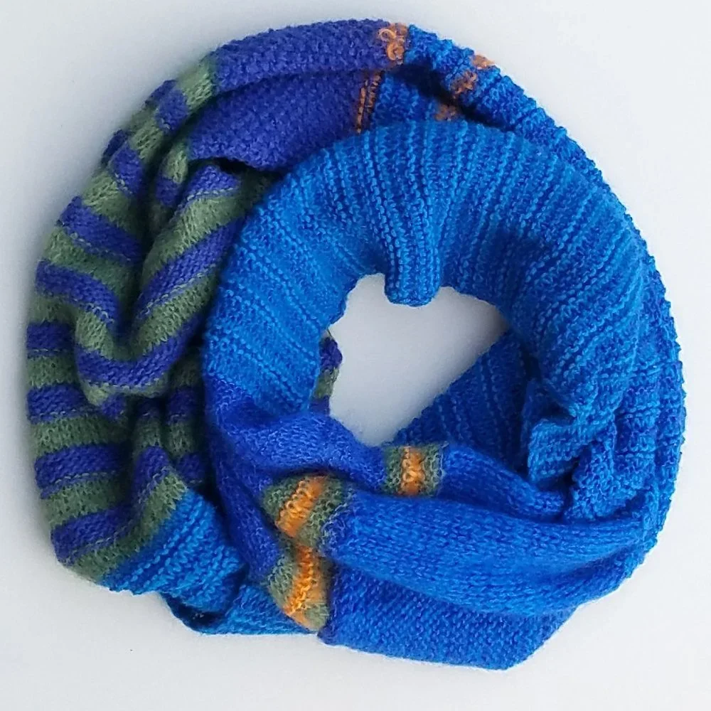 Hand Knit infinity loop