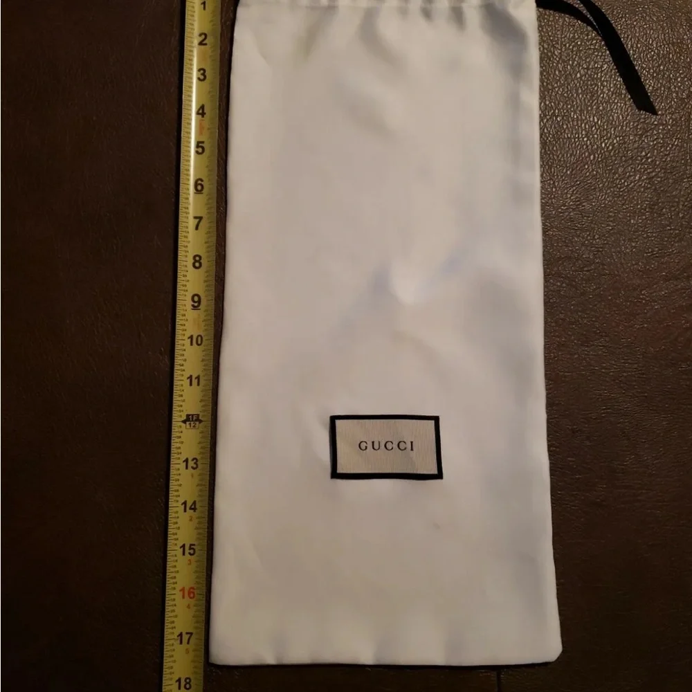 Gucci white drawstring