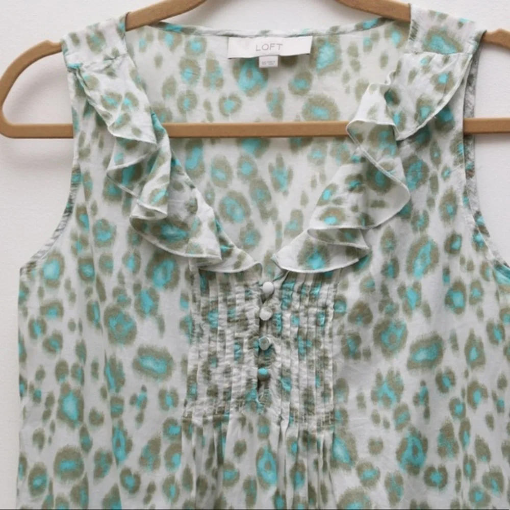 LOFT ruffle cheetah