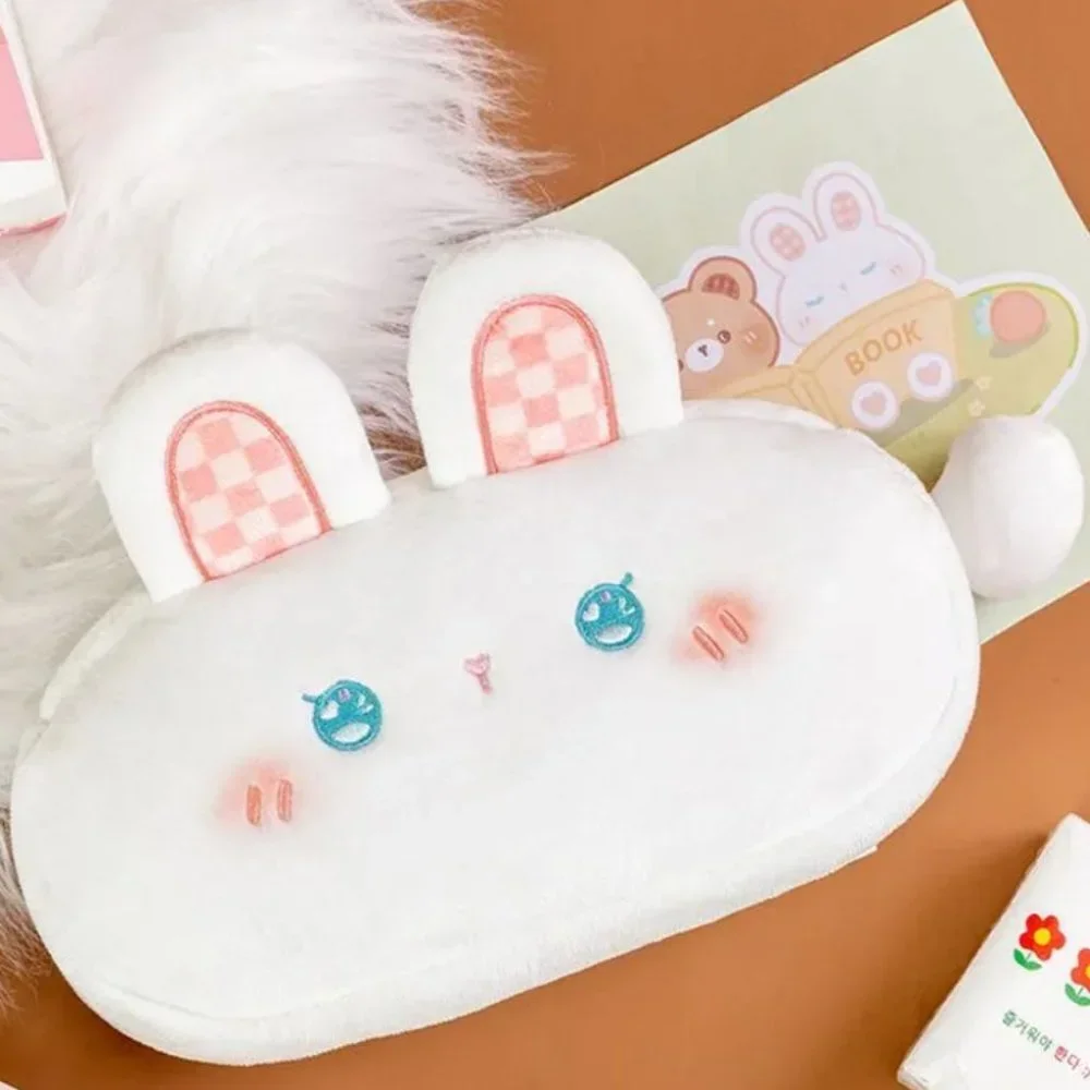 Bubble Bunny Plush Pencil Case | Bunny Rabbit Ears Star Makeup bag Travel Bag
