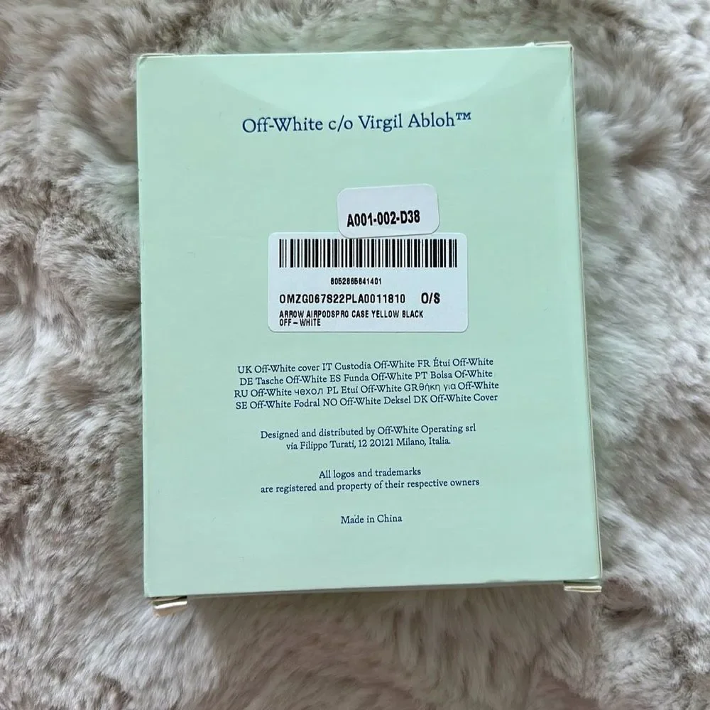 Off-White Arrow Logo Airpods Pro Case