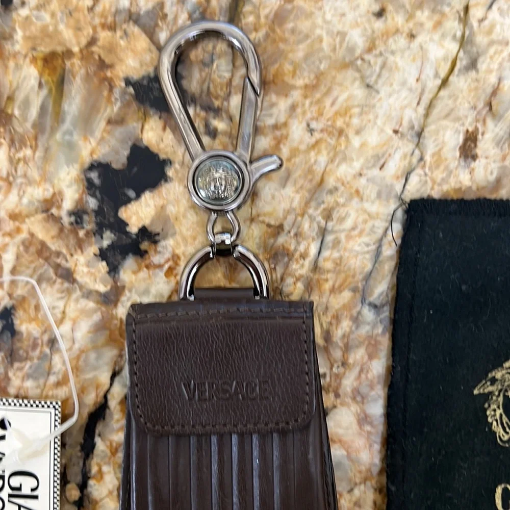 Versace genuine key brown