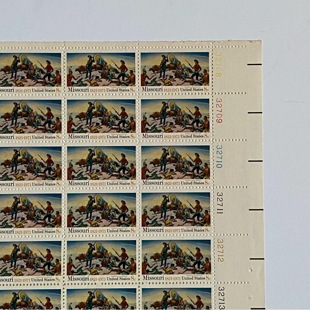 U.S. Postal Service missouri stamps
