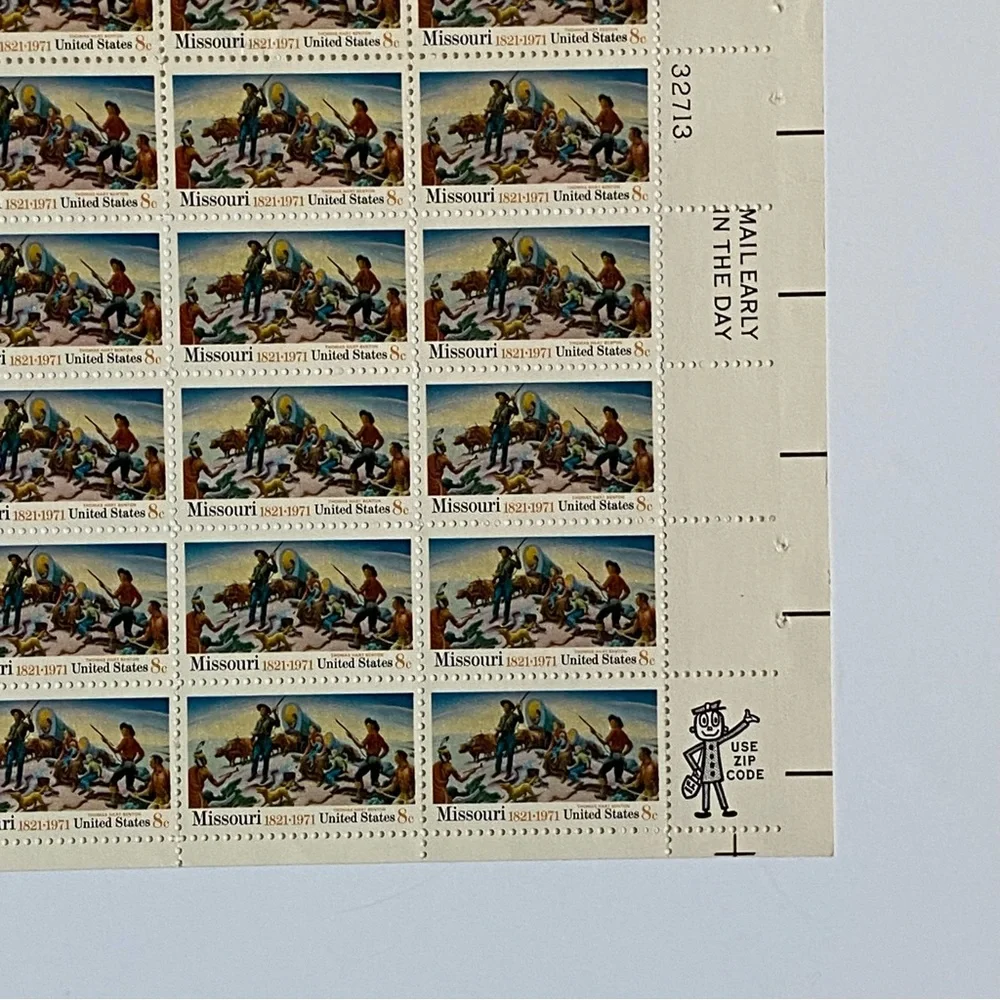U.S. Postal Service missouri stamps