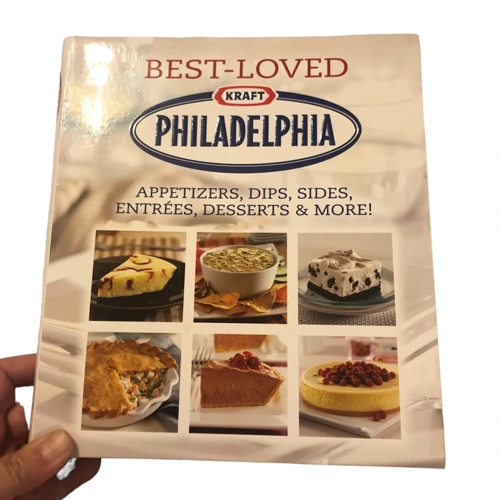Philadelphia Cream Cheese Cookbook Soft Cover 255 Pgs Desserts Appetizer Dips