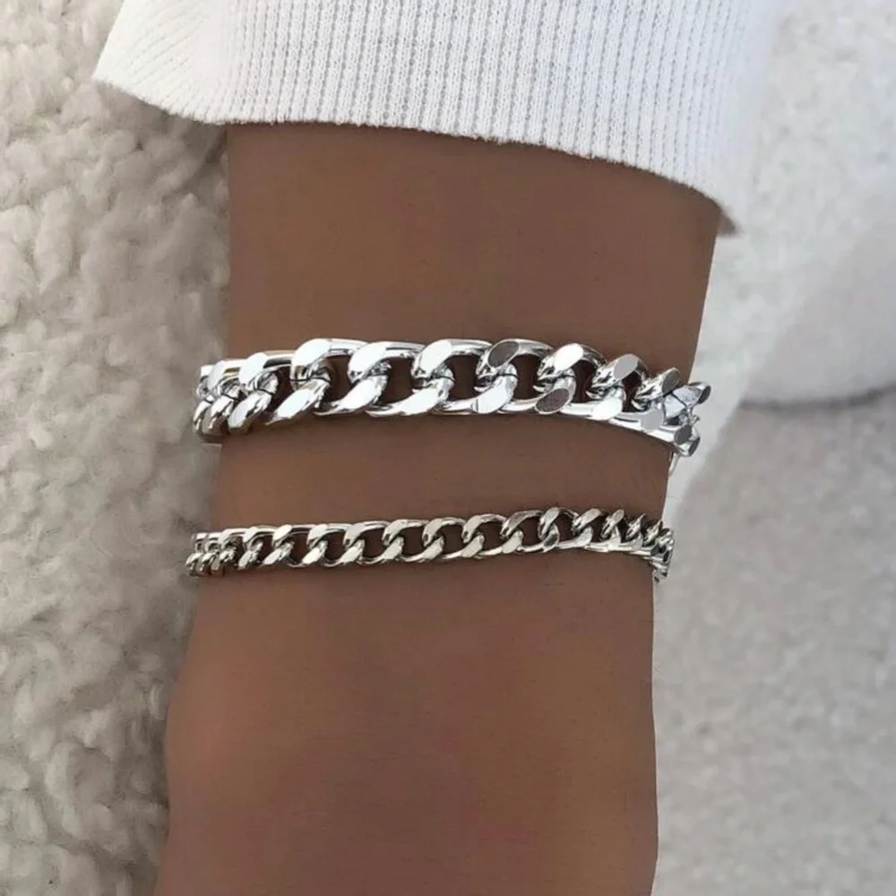 2pc Chain Bracelet Bundle