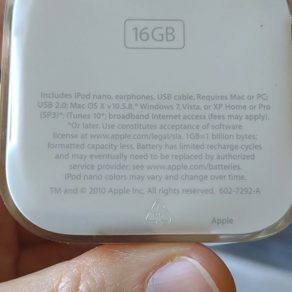 Apple nano has