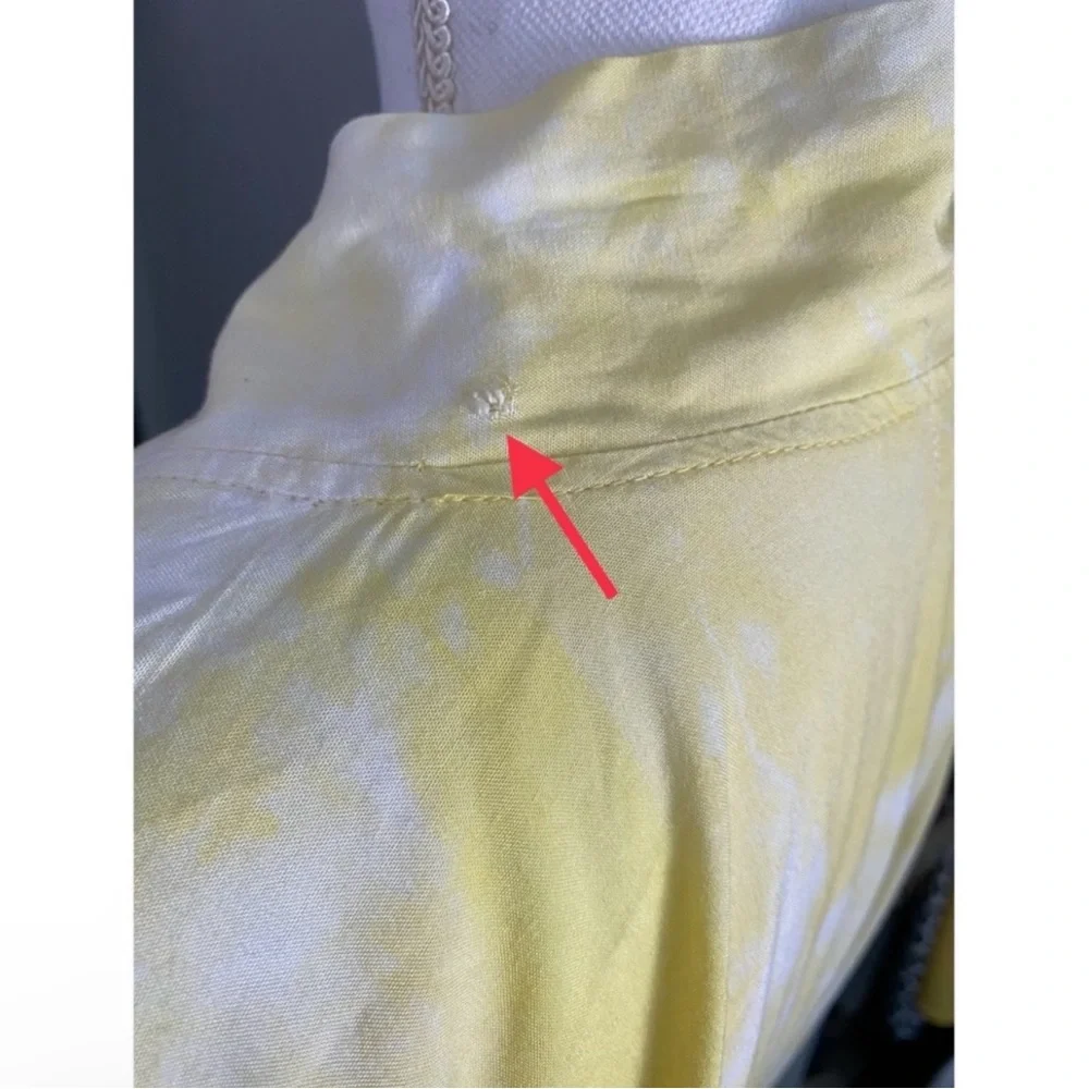 MOMO New York Yellow Tie Dye Kimono Robe | Yellow Robe