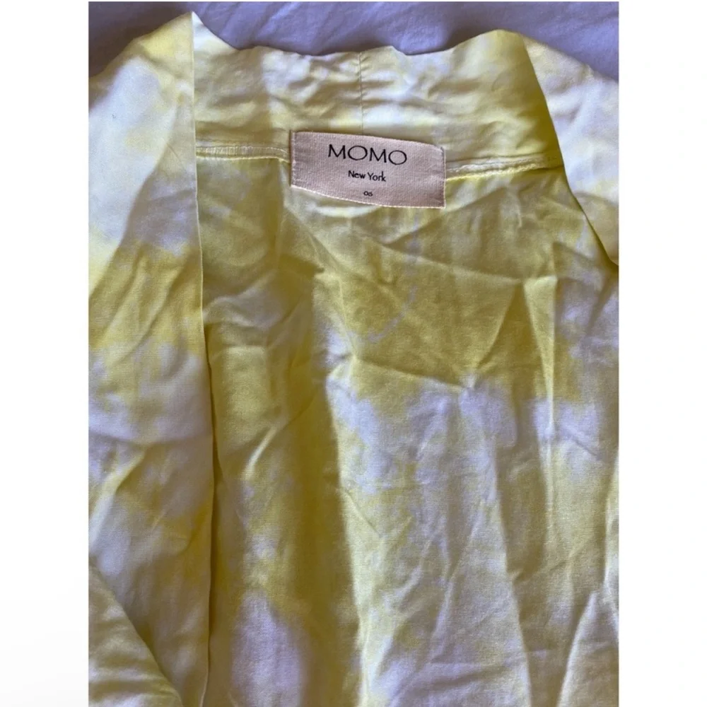 MOMO New York Yellow Tie Dye Kimono Robe | Yellow Robe