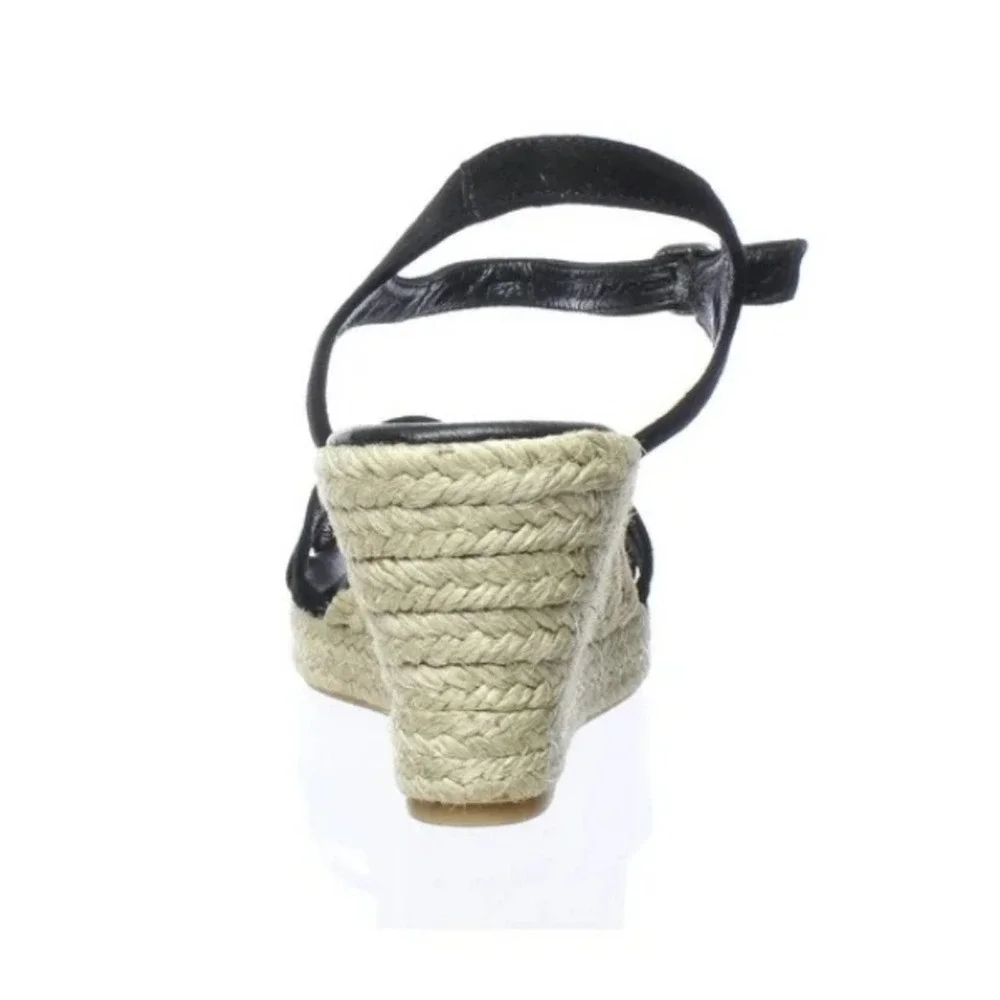 Eric Michael Marilyn Black Espadrilles Sandals 11