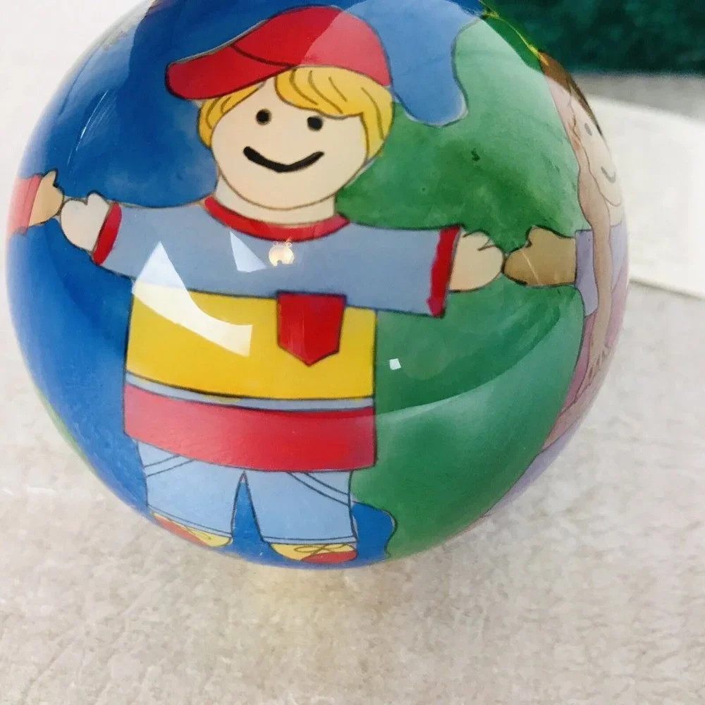 Pier 1 Li Bien International Children 3 inch Christmas Ornament Box & Card