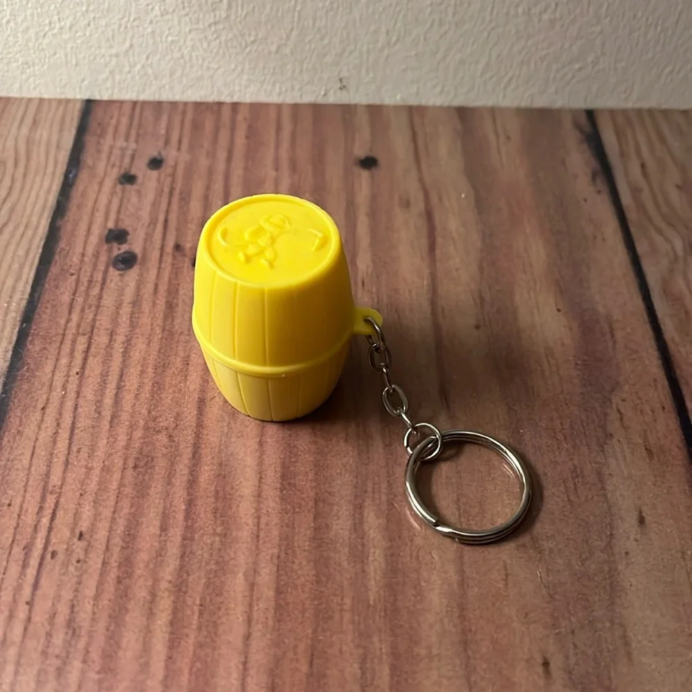 Vintage Monkey Barrel Keychain