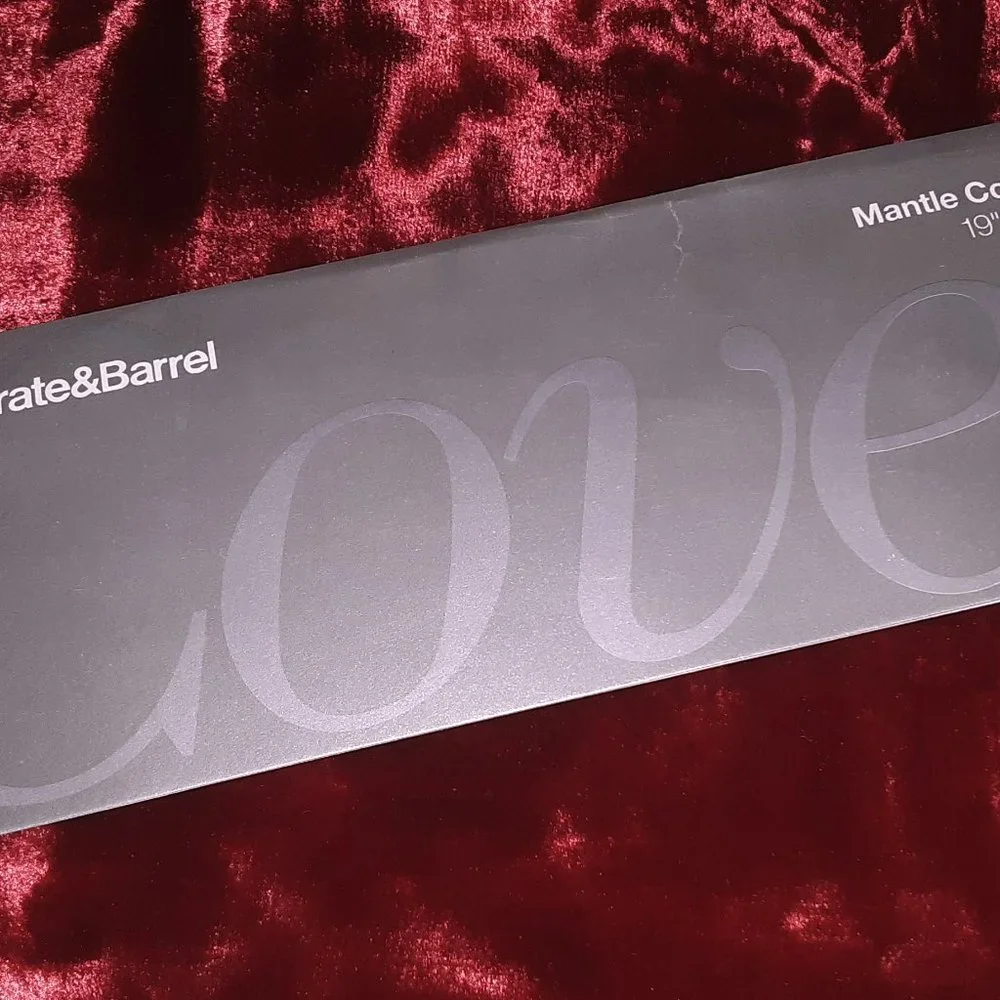Mantle Cover - Crate & Barrel