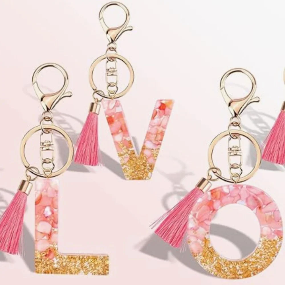 Initial Letter Keychains