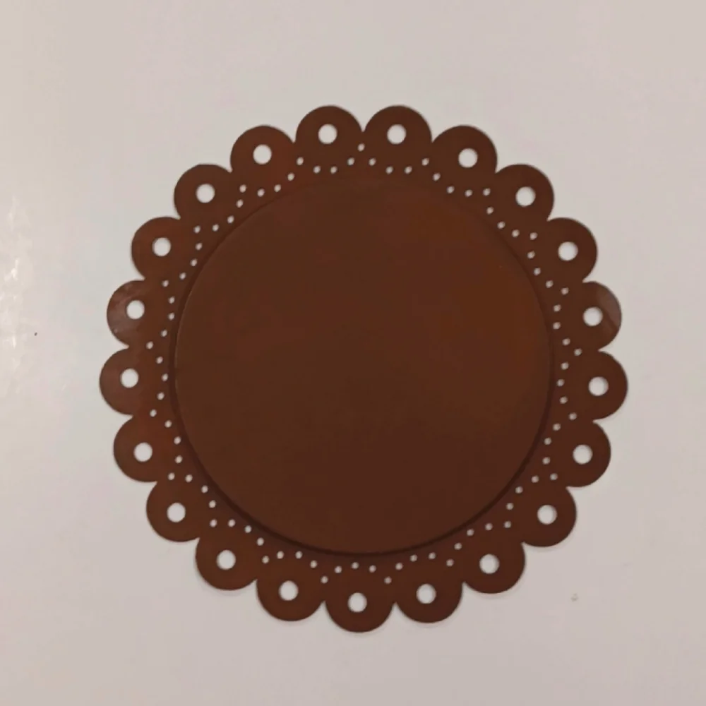 Handpainted metal folkart