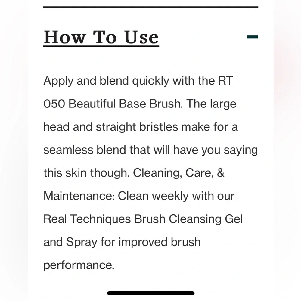 Real Techniques real techniques