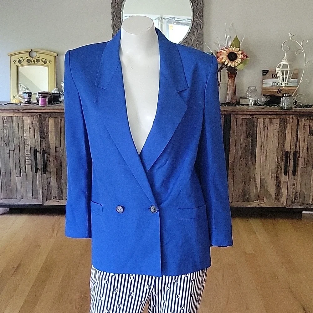 Christian Dior Vintage The Suit Single Button Closure Blazer