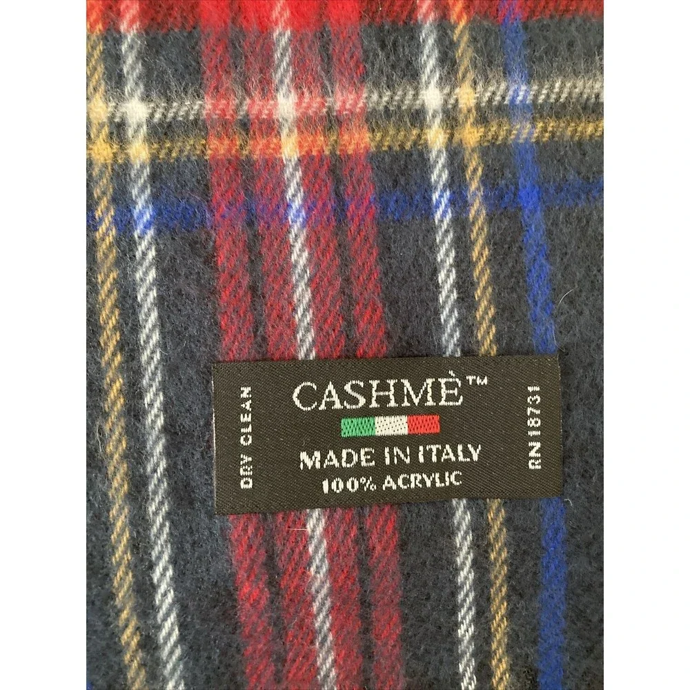 Cashme plaid scarf