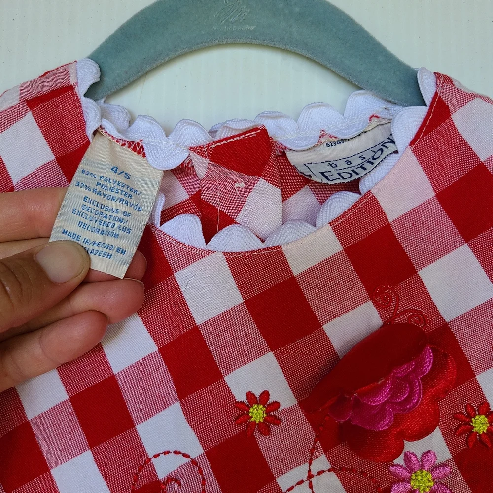 Vintage girls sundress