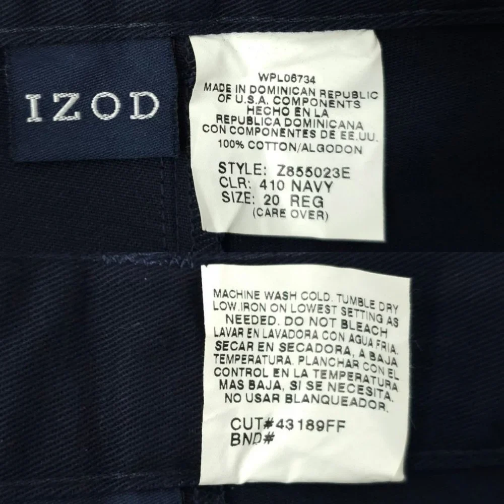 Izod navy blue